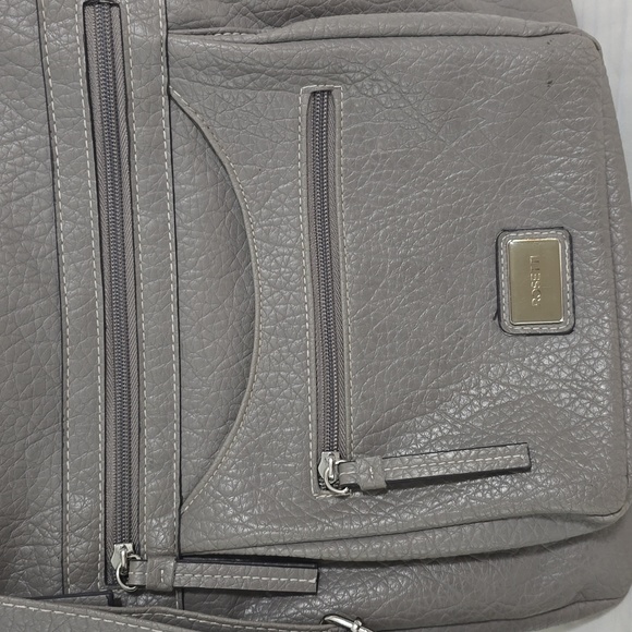 Rosetti Gray Crossbody Bag w/ 4 Compartments - Picture 3 of 6